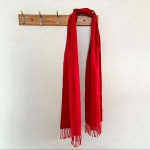 Bold Red Scarf